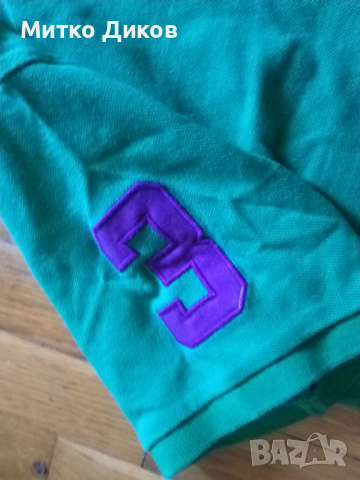 Ralph Lauren Ралф Лаурен спортна тениска 100% памук размер Л, снимка 3 - Спортни дрехи, екипи - 36232312