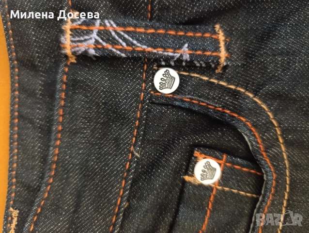 Дънки Ed Hardy Christian Audigier skull jeans, снимка 5 - Детски панталони и дънки - 51951210