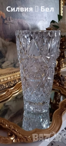Кристална ваза🌱, снимка 7 - Вази - 51670839