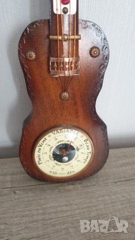 Стар немски барометър,термометър като цигулка, снимка 5 - Антикварни и старинни предмети - 41904779