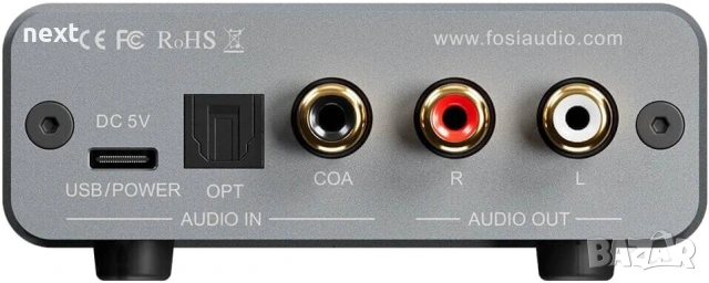 Fosi Audio K5 Pro висококачествен ДАK DAC, усилвател за слушалки и външна звукова карта, снимка 2 - Ресийвъри, усилватели, смесителни пултове - 53778829
