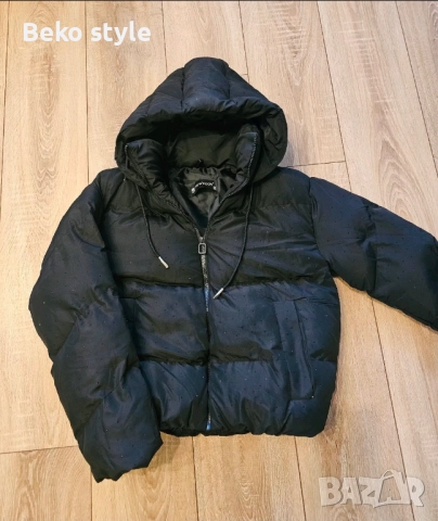 Дамско Зимно яке с камъчета, снимка 5 - Якета - 52507273