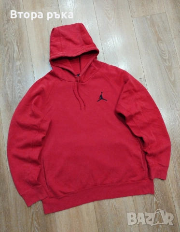 Nike air jordan fleece горнище мъжка оригинален , снимка 10 - Спортни дрехи, екипи - 52695870