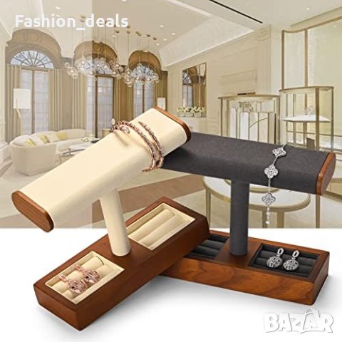 Нов Органайзер за бижута Държач за часовник Масивно дърво , снимка 3 - Други - 41757947