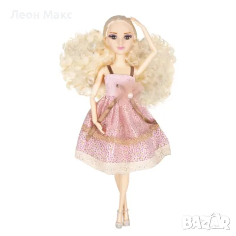 Кукла Сариел 30см руса с букли в розово