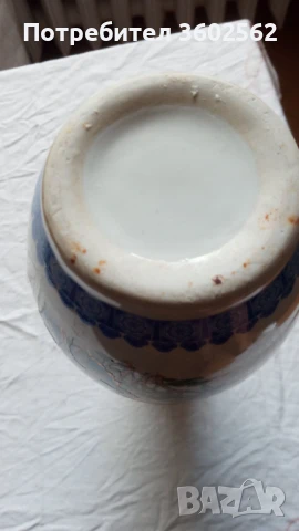 ръчно рисувана порцеланова ваза, снимка 5 - Вази - 47778951