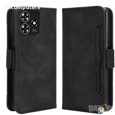 ZTE Blade V50 Design 4G Magnetic Кожен Калъф и Протектор, снимка 5 - Калъфи, кейсове - 53041780