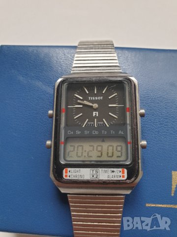 Цифров и аналогов часовник TISSOT TS-X2 (F-1) 1980 година, снимка 6 - Антикварни и старинни предмети - 40718525