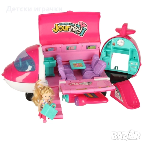 Кукла със самолет отваряем и аксесоари , снимка 2 - Кукли - 52657851