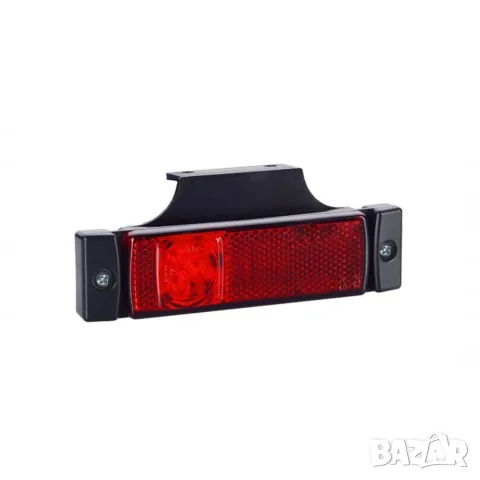 Висящ LED габарит 4 LED 125 mm 12-24V с червена светлина