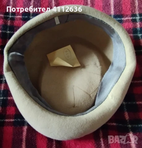 Дамска винтидж филцова шапка (със забележки), снимка 3 - Шапки - 50672773