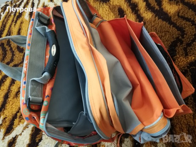 Ученическа раница с много прегради, снимка 5 - Раници - 44462551