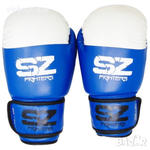 Боксови Ръкавици Gel X Lite Ест Кожа Синьо с бяло, снимка 1 - Бокс - 41548056