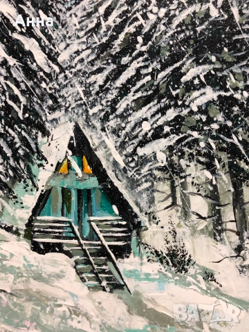 Авторска картина на платно, снимка 3 - Картини - 53623101