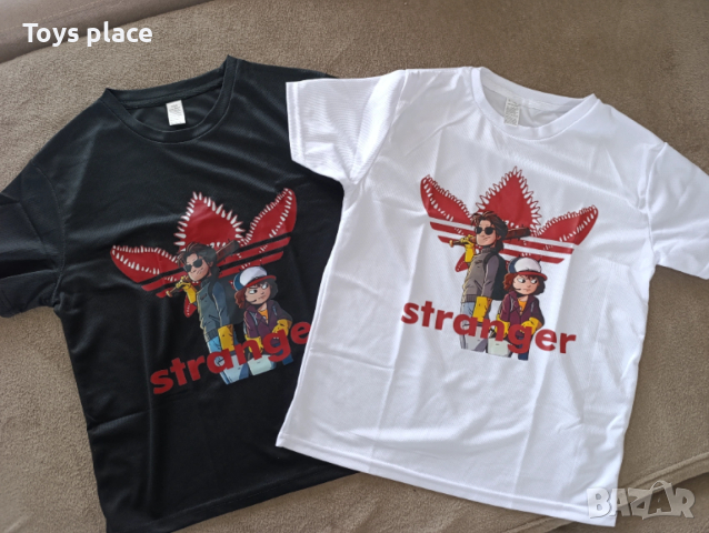 Нови тениски Stranger things , снимка 2 - Детски тениски и потници - 53518451