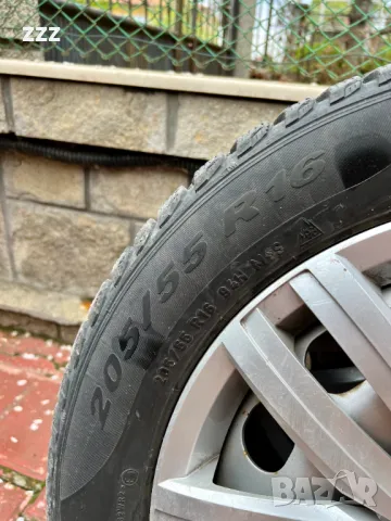 Зимни гуми с джанти 205/55R16 5x112, снимка 11 - Гуми и джанти - 49765375