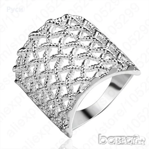 Пръстени сребърно покритие-РАЗЛИЧНИ МОДЕЛИ