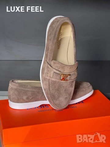 Louis Vuitton ⚜️ Мокасини⚜️ Естествена Кожа , снимка 10 - Мокасини - 53599439