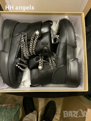 Michael Kors Cassia естествена кожа ботуши, снимка 4 - Дамски ботуши - 49476746