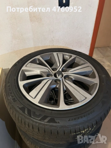 Оригинални джанти с летни гуми от Ситроен С4 Гранд Пикасо , снимка 4 - Гуми и джанти - 53781566