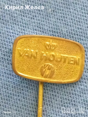 Пет значки стари редки рекламни  CASTELLA,VAN NELLE за КОЛЕКЦИЯ ДЕКОРАЦИЯ 26045, снимка 10 - Колекции - 50806527