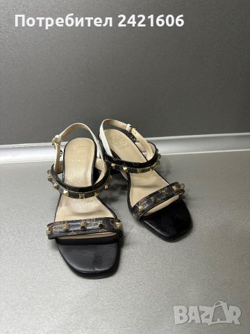 39 размер ригинални Guess сандали на лек ток, снимка 1 - Сандали - 41818630