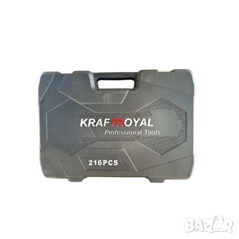Куфарче с инструменти KRAFTROYAL Professional Tools 216 части, снимка 2 - Гедорета - 49748660