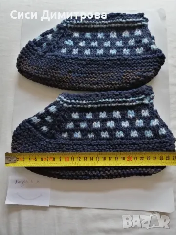 Вълнени терлици, ръчно плетени, снимка 2 - Други - 48692858