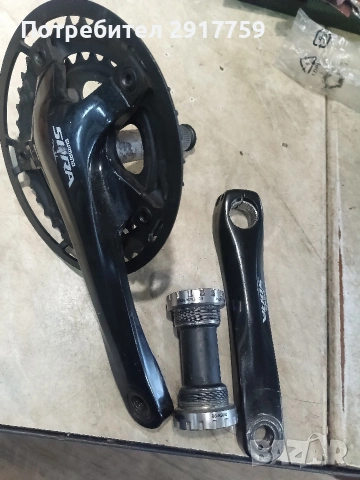 Комплект курбели Sora 30/39 зъба , снимка 2 - Части за велосипеди - 53051557