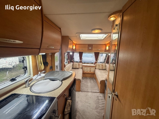 Кaравана АCE AWARD-Кралска Спалня/МOVER/СОЛАР/ФОРСЕЛТ/TV/DVD/Инвертор 220v/FULL MAX/КАТО НОВА, снимка 5 - Каравани и кемпери - 52718350