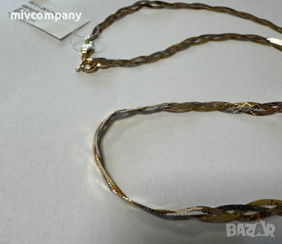 Златно колие 5.20гр.18к.45см., снимка 3 - Колиета, медальони, синджири - 53455252