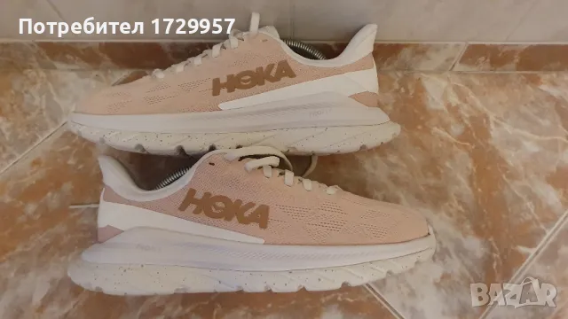 HOKA  Mach Shoes 4 in Sun Kiss/Bright White Номер-39 1/3, снимка 14 - Маратонки - 47676334
