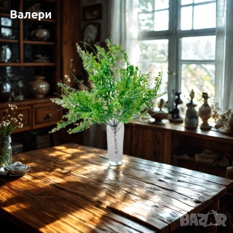 Изкуствена зелена аранжировка – Естествена свежест без поддръжка