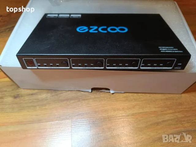 ЧИСТО НОВ EZ MX44HAS2 HDMI матричен суич 4X4 4K 60Hz 4:4:4 HDR + аудио канал - HDCP 2.2 HDMI 2.0 4x4, снимка 9 - Суичове - 50542378
