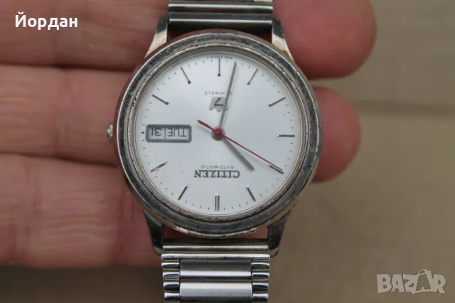 Мъжки автоматичен часовник ''Citizen'' 21 камъка, снимка 8 - Мъжки - 47903183