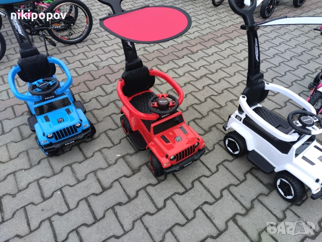 MONI Кола с дръжка 2в1 POLICE, снимка 9 - Детски велосипеди, триколки и коли - 53564902