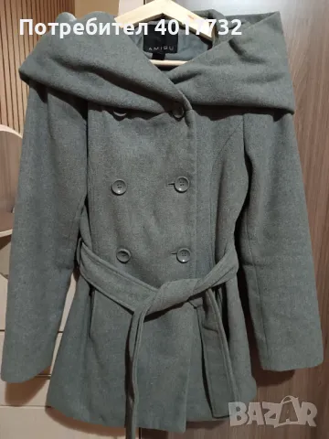 Палто с качулка, xs размер, снимка 1