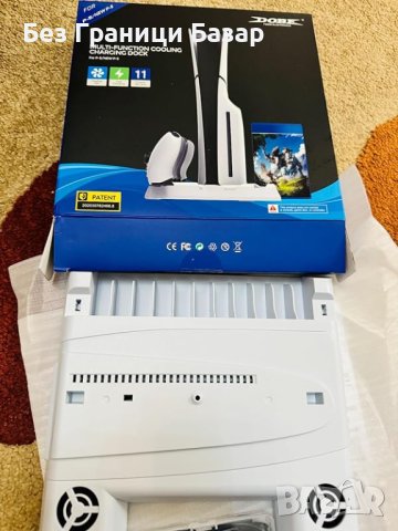 Нова PS5 Slim Охлаждаща Стойка със Станция за Зареждане и Игрални Слотове, снимка 8 - Друга електроника - 44159714