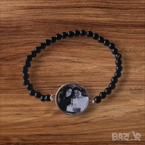 Гривна със снимка и стъклено покритие  , снимка 2 - Гривни - 51172926