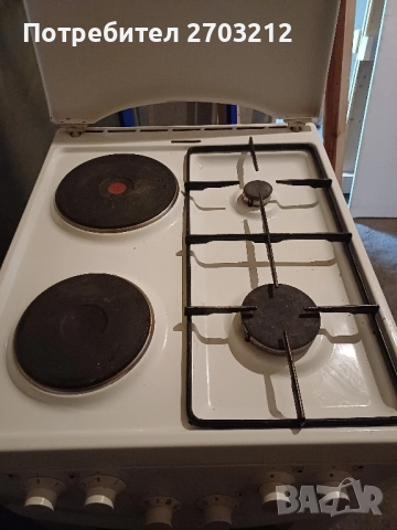 Печка на газ и на ток, снимка 2 - Печки, фурни - 52073327