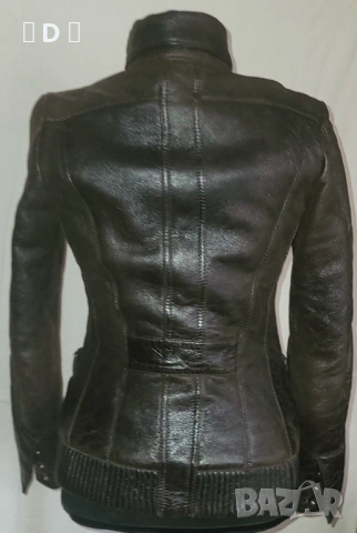 VERSACE оригинално кожено яке С-ХС, снимка 7 - Якета - 53822995