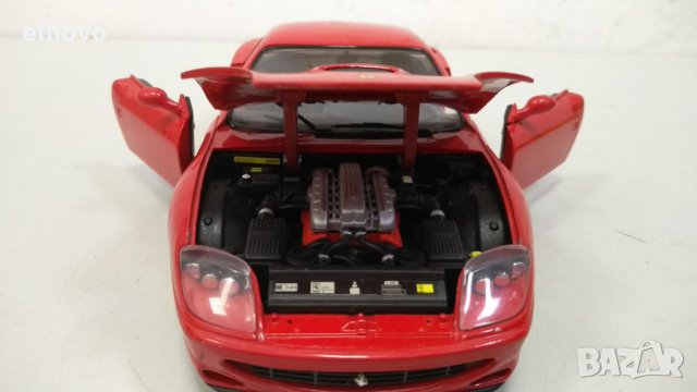 Метална количка Ferrari 550 Maranello Anson1:18, снимка 5 - Колекции - 34366683