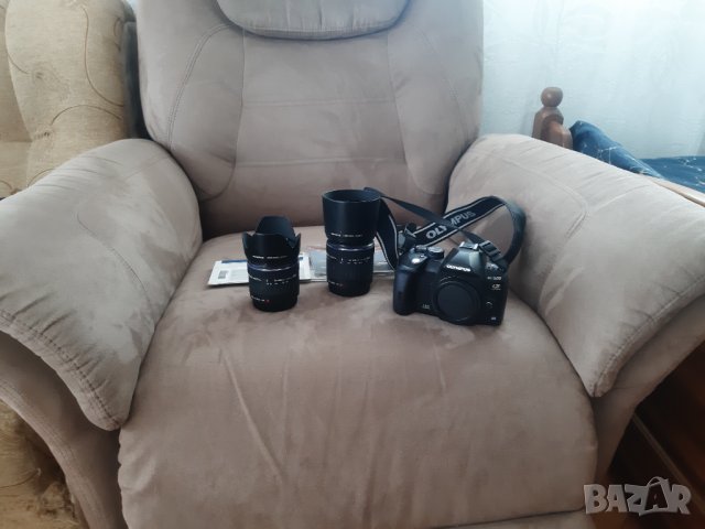 Фотоапарат Olympus E-520 с два обектива, снимка 6 - Фотоапарати - 39133336