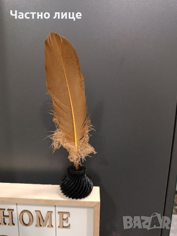 Перо в мастилница , снимка 5 - Декорация за дома - 40653299