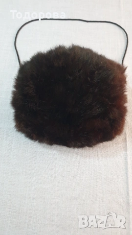 Аристократична ръкавица - маншон от естествена кожа