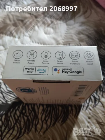 meross smart wall switch, снимка 3 - Смарт домашни устройства (Smart Home) - 56200799