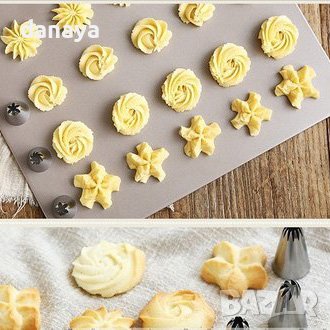 3495 Сладкарски метални накрайници за шприц пош 24 броя в комплект, снимка 2 - Аксесоари за кухня - 41019462