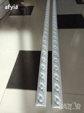 Плосък декороративен профил SLT-132 от стиропор с ъгли за изработване на рамки., снимка 5 - Строителни материали - 39078522