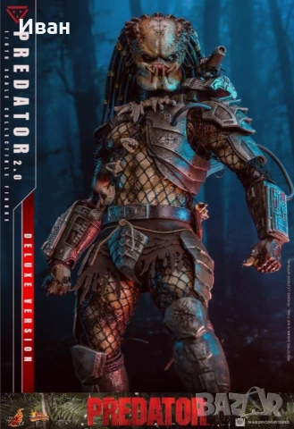 Hot Toys Deluxe version of Predator 2.0 - нови и запечатани, снимка 3 - Колекции - 53812280