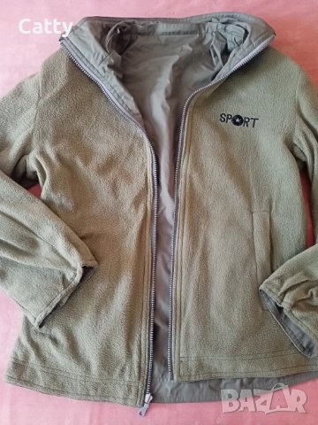 Дамско зелено яке, снимка 6 - Якета - 42142990